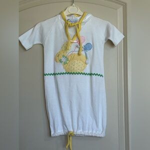 Sz0-3 Vintage Patsy Aiken Embroidered Sleeping Gown